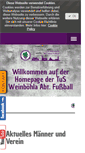 Mobile Screenshot of fussball-weinboehla.de